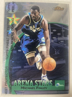 Michael Finley 1998-99 Topps Finest Arena Stars Insert #AS17 - 1:48 Packs - Read - Image 1 of 4