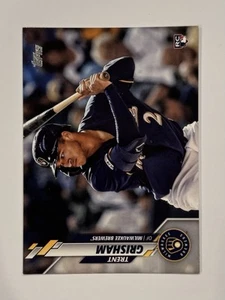 2020 Topps #9 Trent Grisham Rookie Card Milwaukee Brewers - Picture 1 of 1