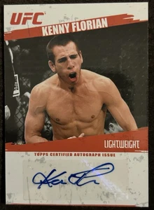 2009 Topps UFC - Fighter Autographs Kenny Florian #FA-KF (AU, RC) - Picture 1 of 2