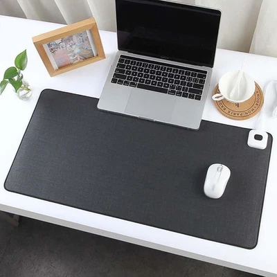 Winter Hand Warmer Computer Desk Heated Pad Large Mouse Pad Heating Mat 26x52cm - Image 1 of 4