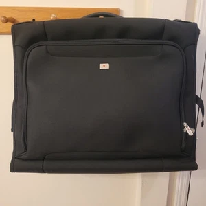 VICTORIONIX Bolso de Mano Plegable de Lona Negra Traje de Viaje-EXCELENTE - Imagen 1 de 24