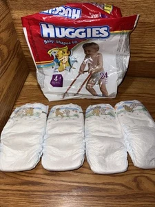 Huggies Vintage Años 2000 Rey León Simba y Nala Talla 4 Lote De 4 con Bolsa Original Nuevo - Imagen 1 de 6