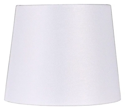 Mainstays 9" White Lamp Shade with Spider Fitter - Image 1 of 4