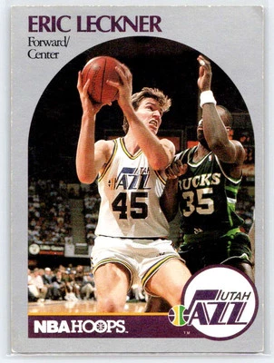 1990-91 Hoops #291 Eric Leckner - Image 1 of 2