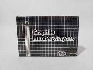  Dixon Lumber Crayons 365 1/2 Soft Black Graphite (12 Pk) - Picture 1 of 3