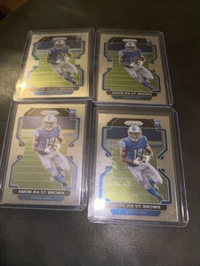2021 Prizm Amon-Ra St. Brown RC Rookie #358 Lions - Picture 1 of 2