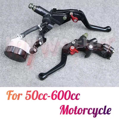 Juego de depósito de cilindro maestro de palancas de freno de embrague aptas para SUZUKI A100 7/8"" 22 mm Foto 1 de 4