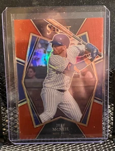 Jeff McNeil 2022 Select Premier Level Red Prizm #160/199 - Mets - Bild 1 von 2
