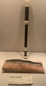 GILL Recorder #A180 with Case and Note Sheet. Excellent Condition. - Picture 1 of 12
