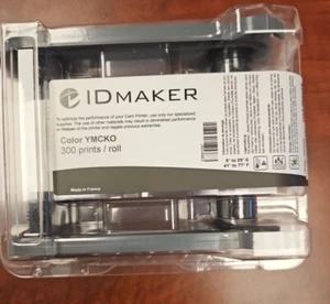 IDViLLE IDmaker Color YMCKO P/N: 46556 Work Badge Maker Drukarka Wkład atramentowy - Zdjęcie 1 z 2