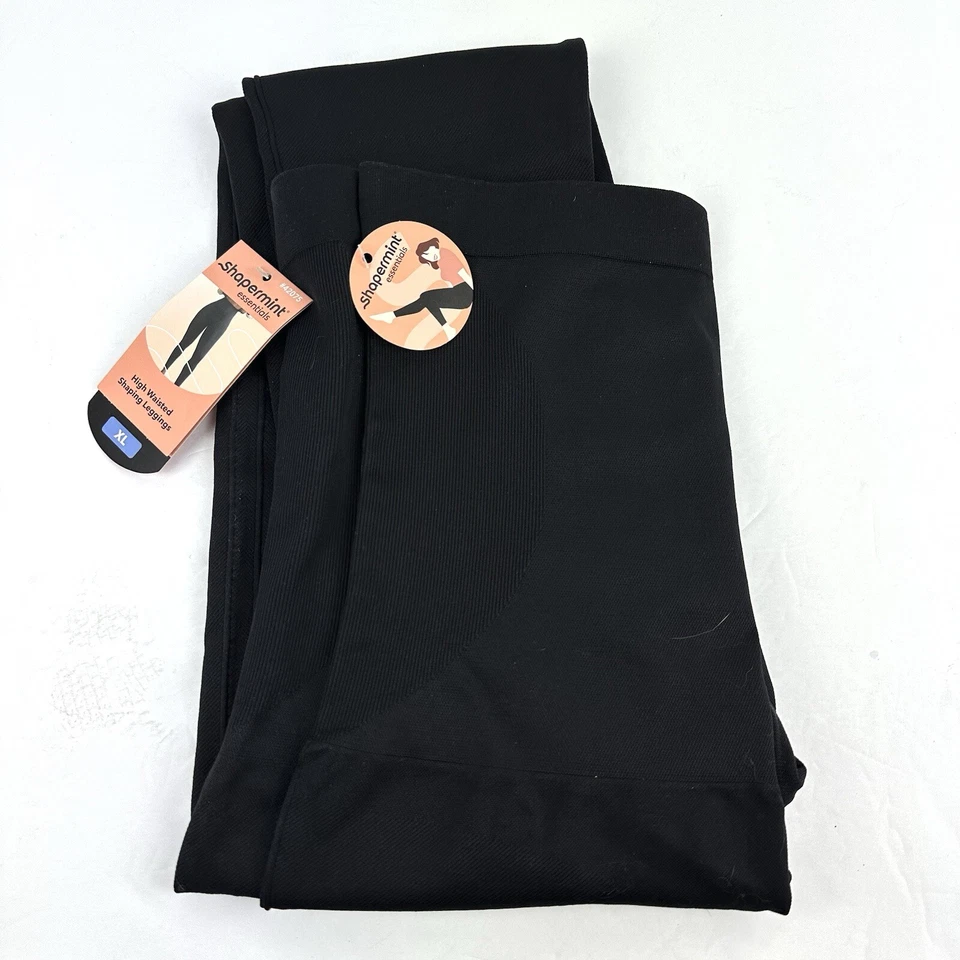 Shapermint Essentials Women's High Waisted Shaping Leggings 42075 - Black Large
