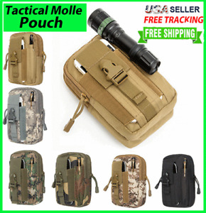 Tactical Molle Pouch EDC Belt Waist Fanny Military Waist Bags Pack Bag Pocket 