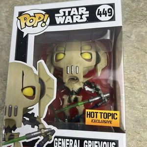 🔥NEW Funko POP! General Grievous 449 Four Lightsabers)Star Wars Hot Topic MINT - Picture 1 of 9