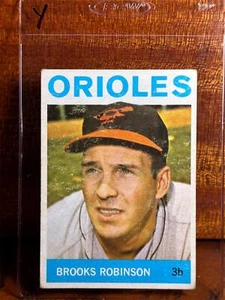 1964 Topps #230 BROOKS ROBINSON - HOF Baseball ORIOLI (Y) - Foto 1 di 2