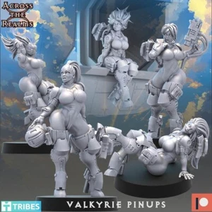 Valkyrie Pinups 5 models | Across the Realms | Wargaming | TTRPG | Grimdark - Picture 1 of 6