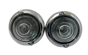 Fir for Willys CJ3b CJ3 CJ5 Ford Jeeps Parking Turn Indicator Clear Glass Lights - Picture 1 of 4