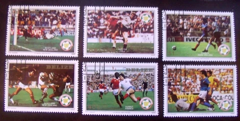 Belize Stamps Lot#D69  1982 World Cup Cover