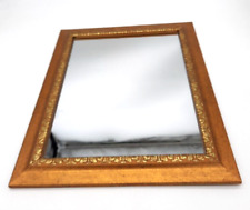 Hollywood Regency Style Gold Framed 13.5X16.5" Accent Mirror Wall Decor