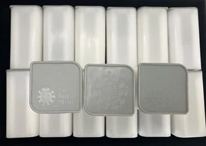 Tubo de moneda Britannia de plata de 1 oz Royal Mint VACÍO, USADO, SIN MONEDAS - Imagen 1 de 1