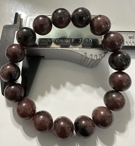 Iddingsite Kristall Stein Armband 12 mm - Bild 1 von 3