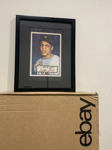 1952 Topps STYLE WILLIE MAYS (custom Mini Poster) Frame Not Included (READ) Cover
