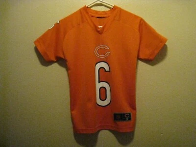 Ropa del equipo de la NFL Chicago Bears #6 Jay Cutler camiseta naranja (pequeña juvenil) Foto 1 de 3