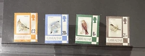 Gibraltar 1977 BIRDS 4 STAMPS MNH COLLECTION - Picture 1 of 2