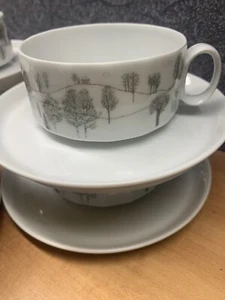 Rosenthal Studio Linie Winter Journey Tapio Wirkkala Polygon 5 Tassen & Untertassen Set - Bild 1 von 4