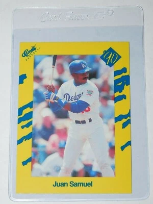 1990 CLASSIC UPDATE YELLOW JUAN SAMUEL CARD #T45 - Image 1 of 2