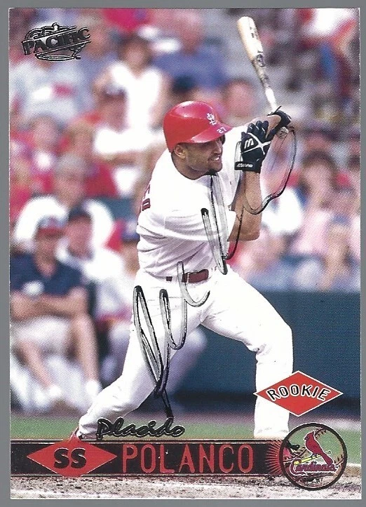 1999 Pacific baseball #361 Placido Polanco IP autograph signed card - Image 1 of 1