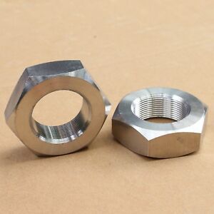 304 Stainless Steel Select Size M25 - M48 Thin Hex Nuts Right Hand Thread