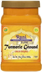 Rani Turmeric (Haldi) Root Powder Spice (High Curcumin Content) 32oz (2lbs) 908g - Picture 1 of 8