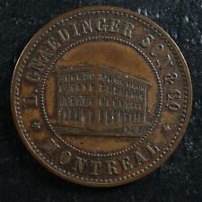 Breton 574 Gnaedinger, son & Co token Established 1852 Montreal Quebec Canada