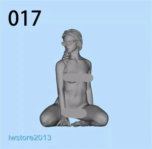 1/43 Sexy Beauty Sexy Girl Kneeling Female Miniature Scene Stereoscopic Model - Picture 1 of 3