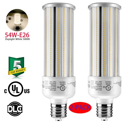(2 PACK) LED Corn Light E26 E39 5000K Daylight Warehouse Factory High Bay Bulb - Image 1 of 4