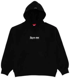 $168 Supreme Box Logo Hooded Sweatshirt Sweatshirt (FW24) | Black | L - Picture 1 of 12
