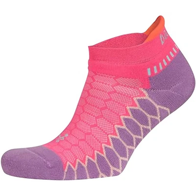 Balega Silver No Show Running Socks - Bright Lilac/Watermelon - Image 1 of 2