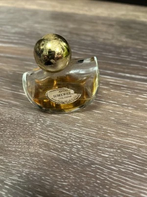 Vintage Avon Somewhere Perfume Cologne .5 fl oz 1/4 Full - Image 1 of 2