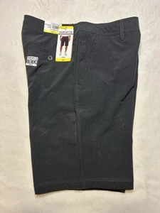 NWT Hang Ten Men’s Hybrid Shorts Size 32 Meteorite Quick Dry, Stretch - Picture 1 of 19