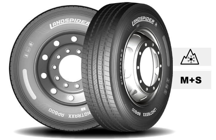 NEUREIFEN 295/80R22,5 LANDSPIDER LONGTRAXX AP600 154/149M mit 3PMSF - Bild 1 von 1
