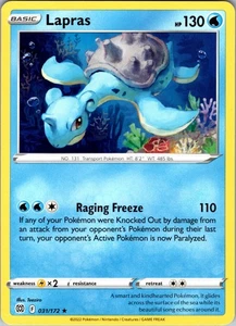 Lapras 031/172 Raro Regular SWSH09: Brilliant Stars Casi Nuevo - Imagen 1 de 2