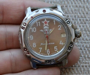 Watch USSR Vostok Tank Komandirskie Commander Military Soviet Rare Vintage - Picture 1 of 4