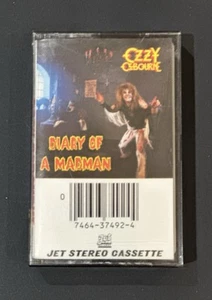 Ozzy Osbourne Diary Of A Madman New Still Sealed Jet Stereo Cassette Tape 1981 - Picture 1 of 3
