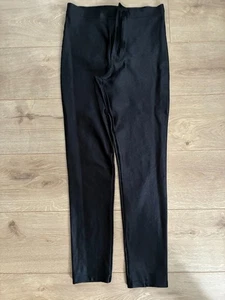 American Apparel Disco Pants - Black - Size L - Shiny Lycra Spandex - Picture 1 of 5