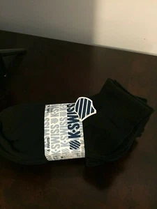 BRAND NEW GIRL'S SIZE 9-11 K-SWISS 8 PACK QUARTER SOCKS (FITS SHOE SIZE 4-10) - Picture 1 of 5