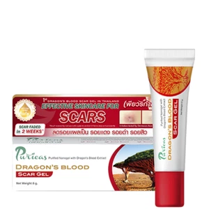 8g. Puricas Natural Dragon's Blood Scar Gel Treat Keloid Surgery Acne Scars - Picture 1 of 5