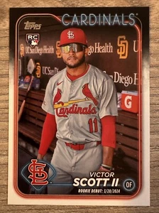 2024 Topps Baseball Update Series Victor Scott II #77 RC - Picture 1 of 1