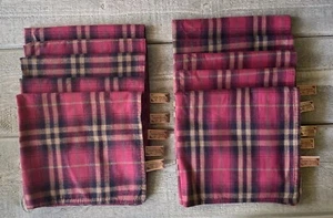 Juego de diez servilletas de tela a cuadros rojos Great Finds Collection - Imagen 1 de 4