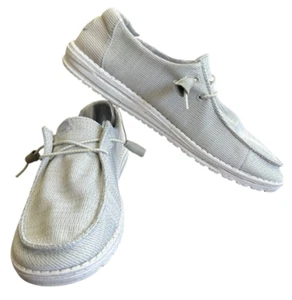 Hey Dude Wendy Womens Shoes 10 Gray Walking Comfort Casual Slip Ons  40414-030 - Picture 1 of 11