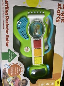 Bright Starts Rattling Rockstar Guitar Lights and Sounds Toy for ages 3M+